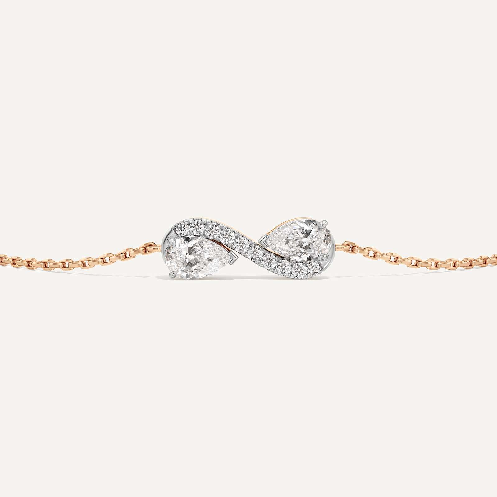 Carter Pear Duo Infinity Diamond