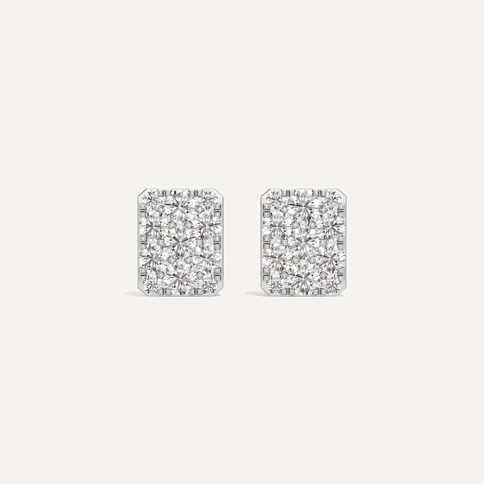Versatile Emerald Diamond Earrings