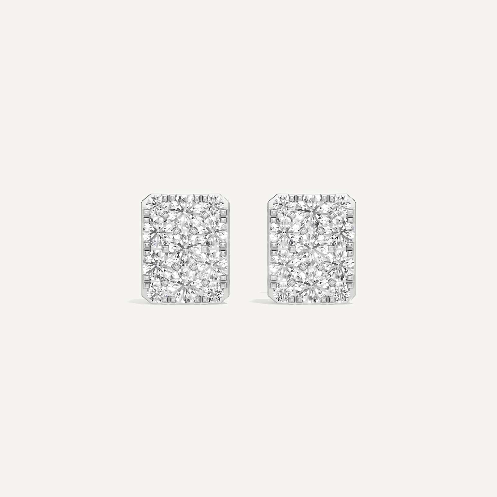 Versatile Emerald Diamond Earrings