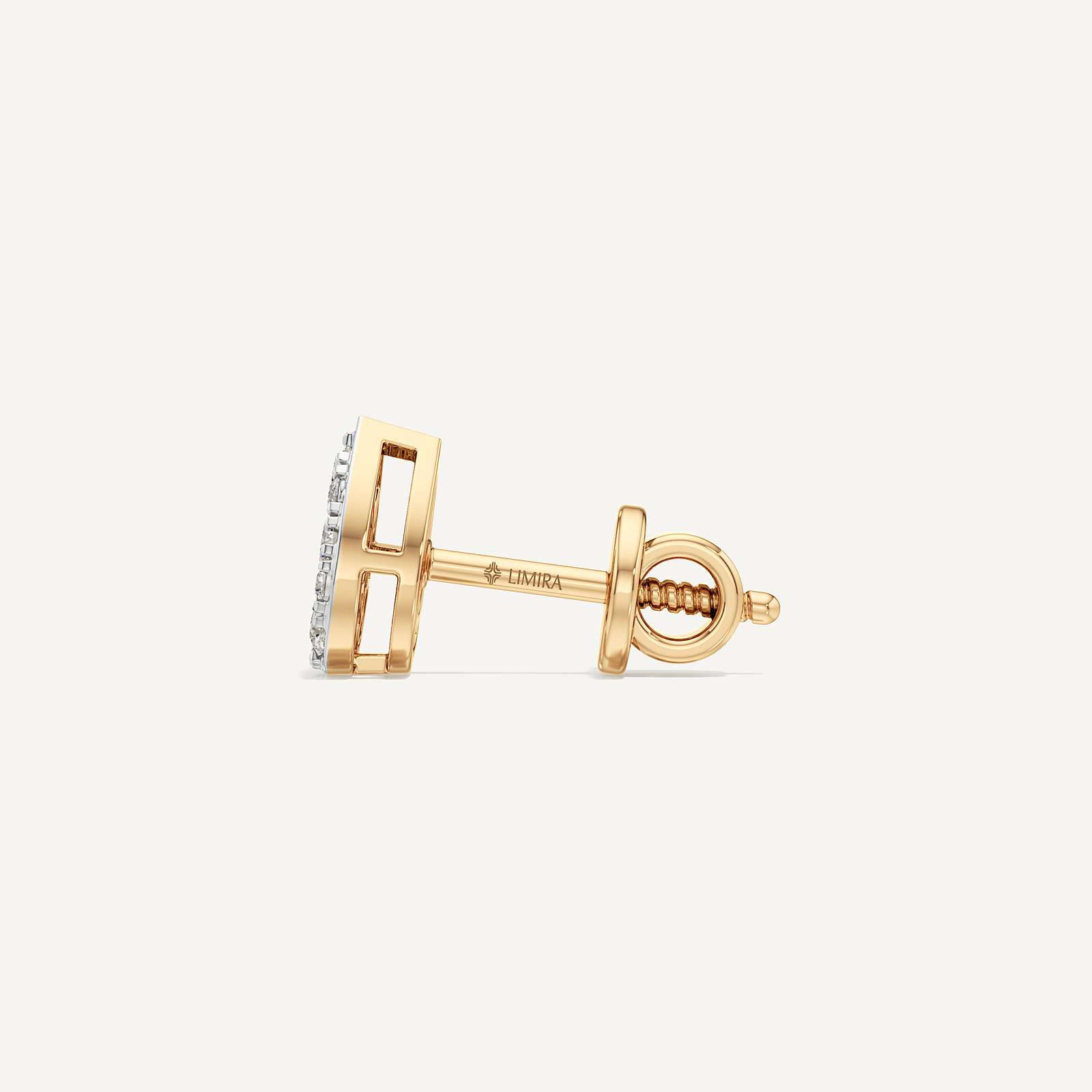 Aura Pear Diamond Earring