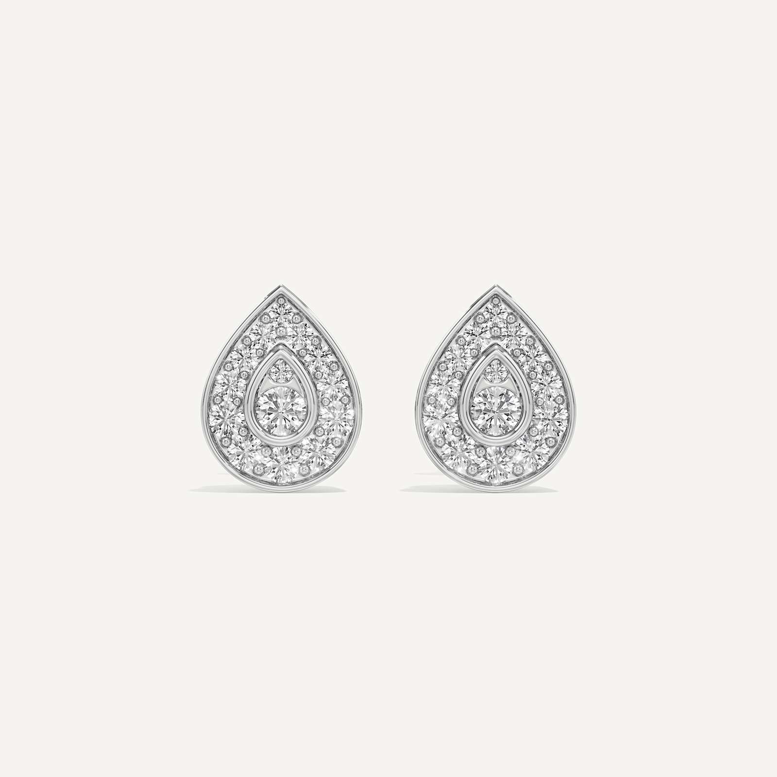 Always There Pear Diamond Earring