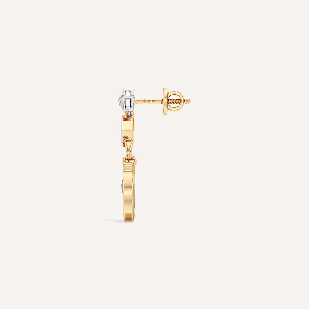 Stellar Star Hoseshoe Earring