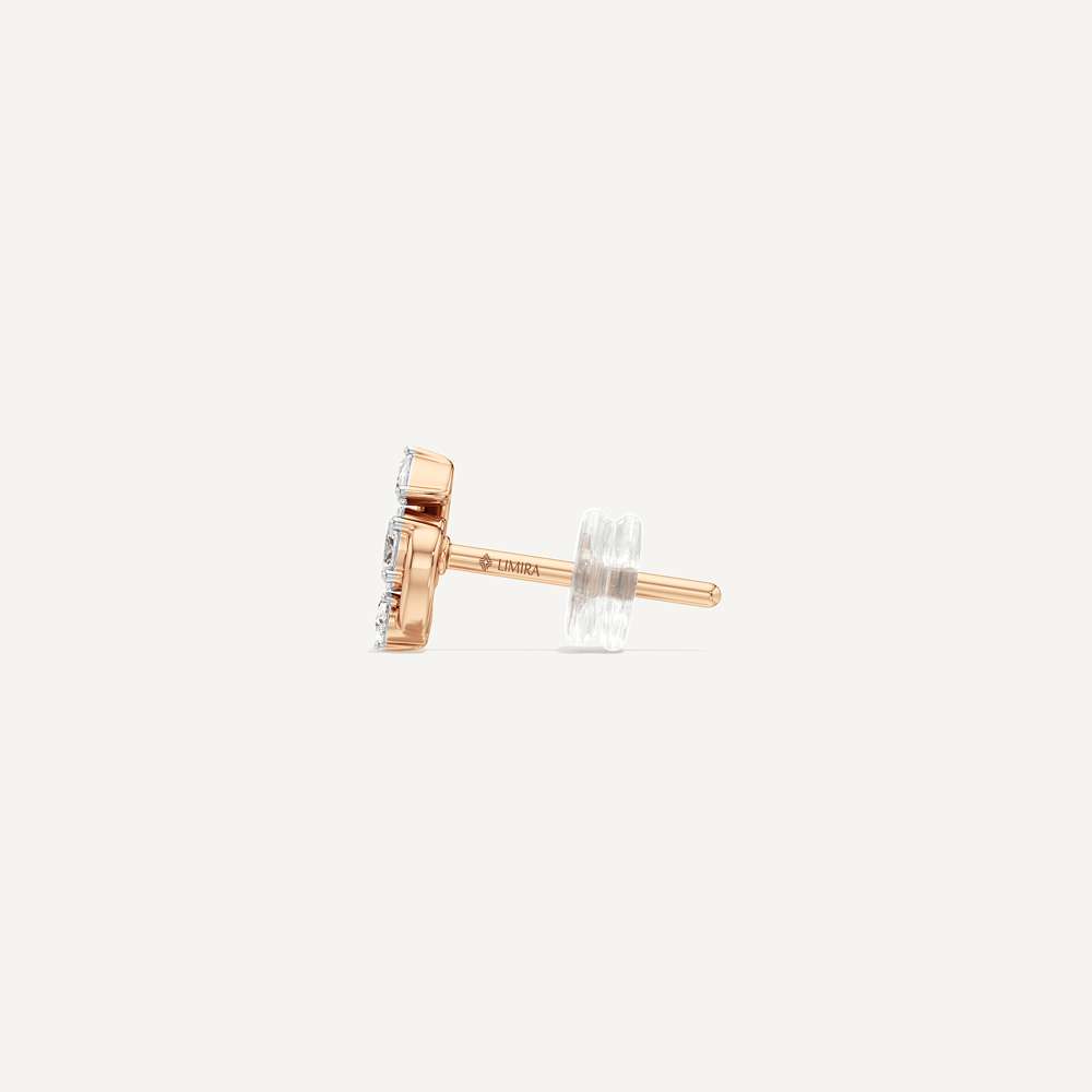 Vela Oval & Pear Diamond Stud