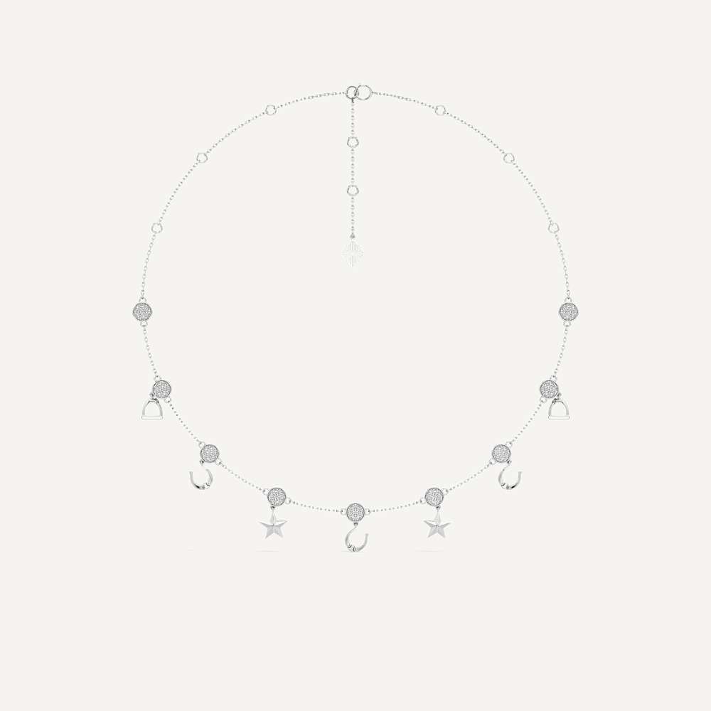 Star Constellation Horseshoe Necklace