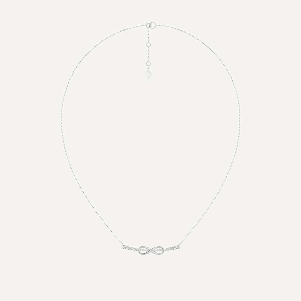 Infinity Link Round Diamond