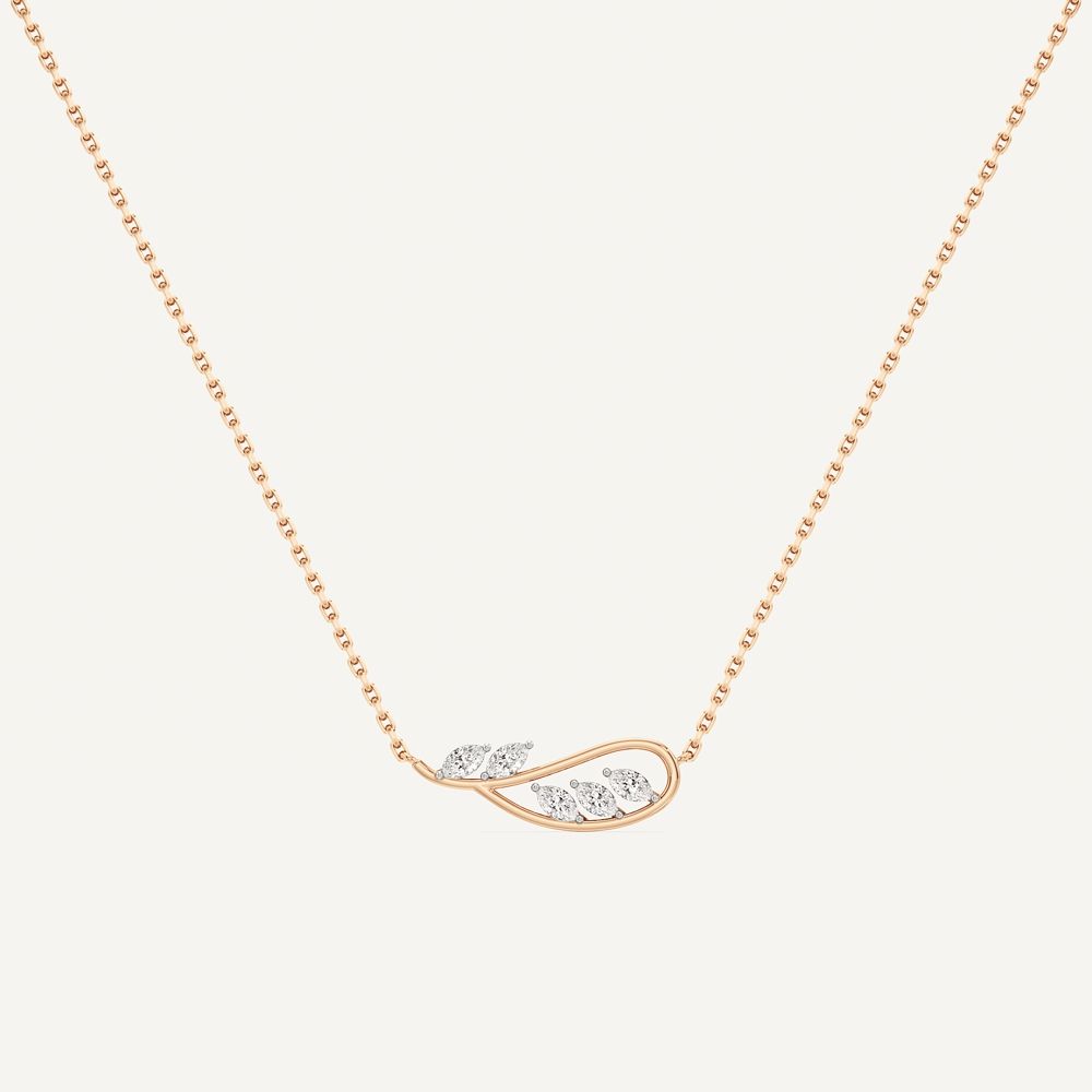 Twisted Leaf Marquise Diamond