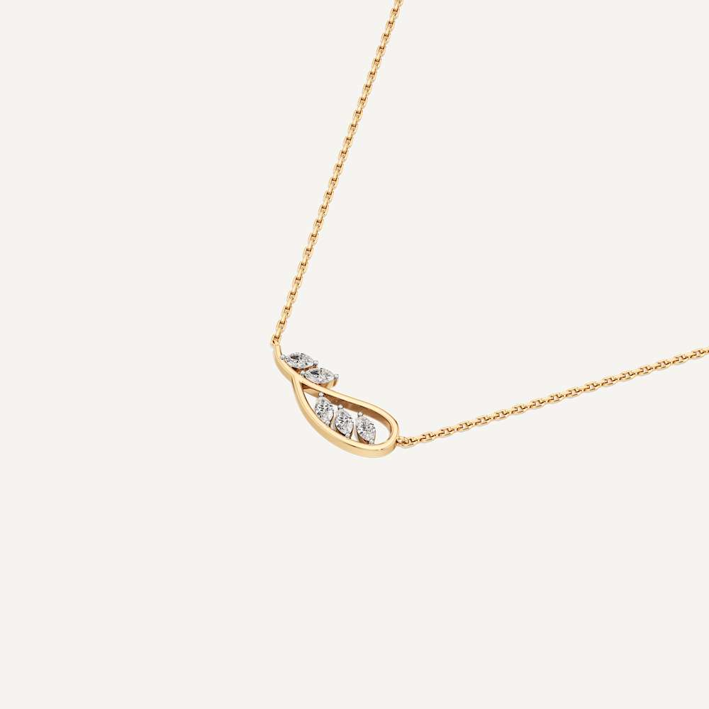 Twisted Leaf Marquise Diamond