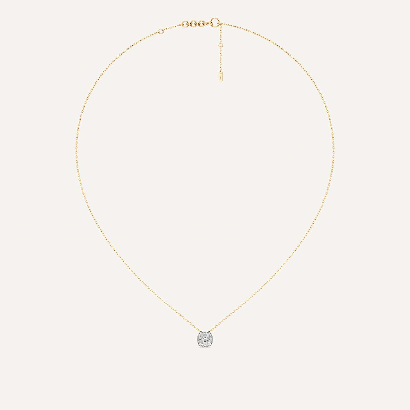 Distinctly Yours Cushion Diamond Pendant with Chain