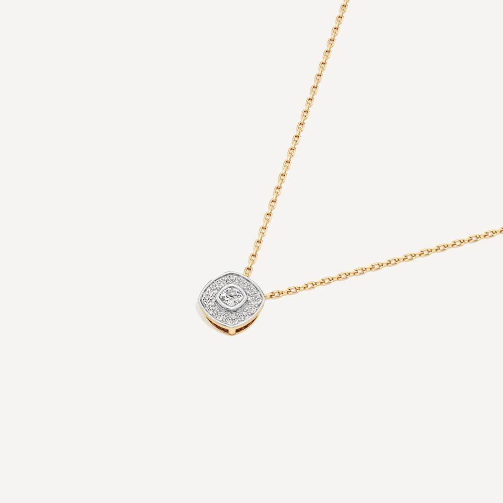 Distinctly Yours Cushion Diamond Pendant with Chain