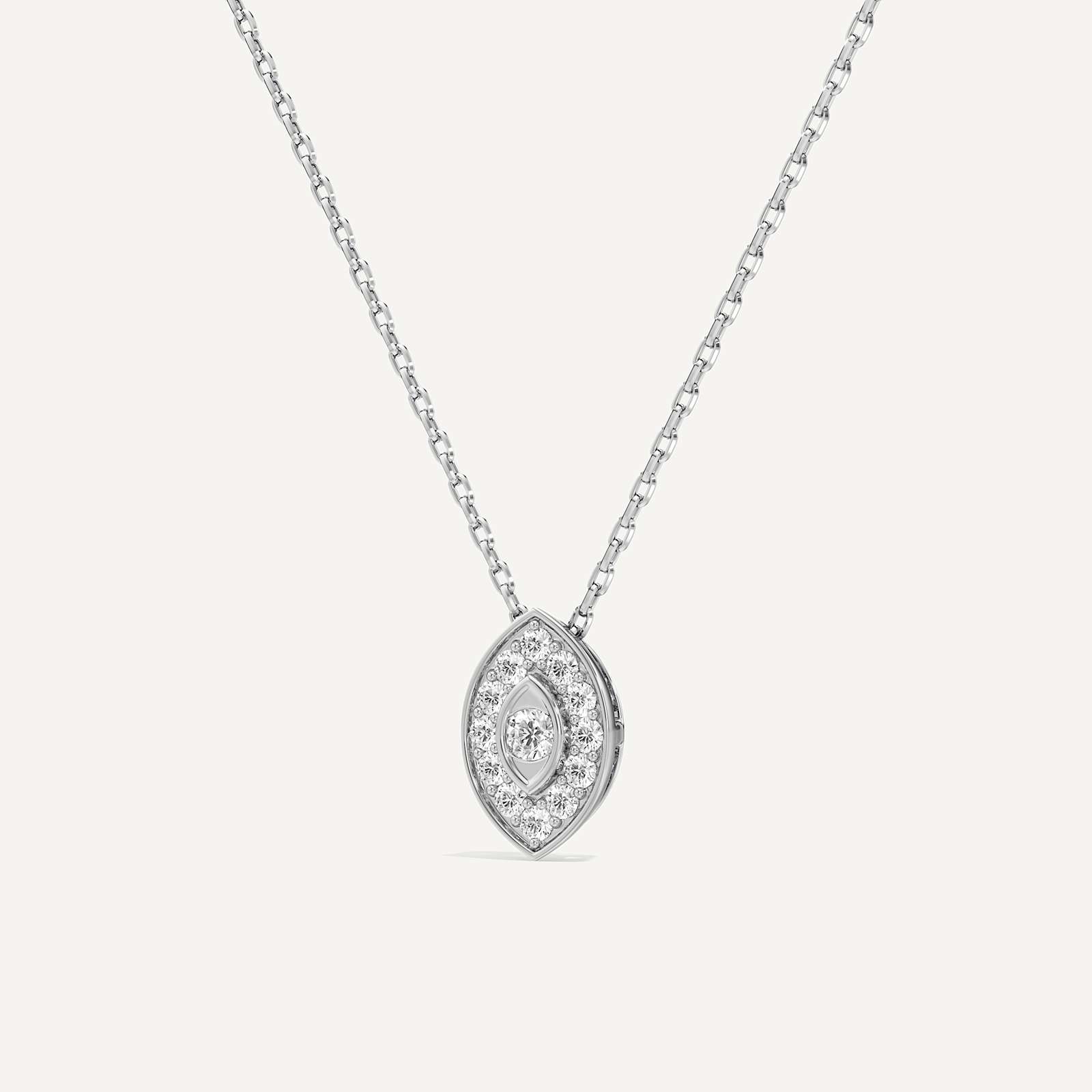 Lyra Marquise Diamond Pendant
