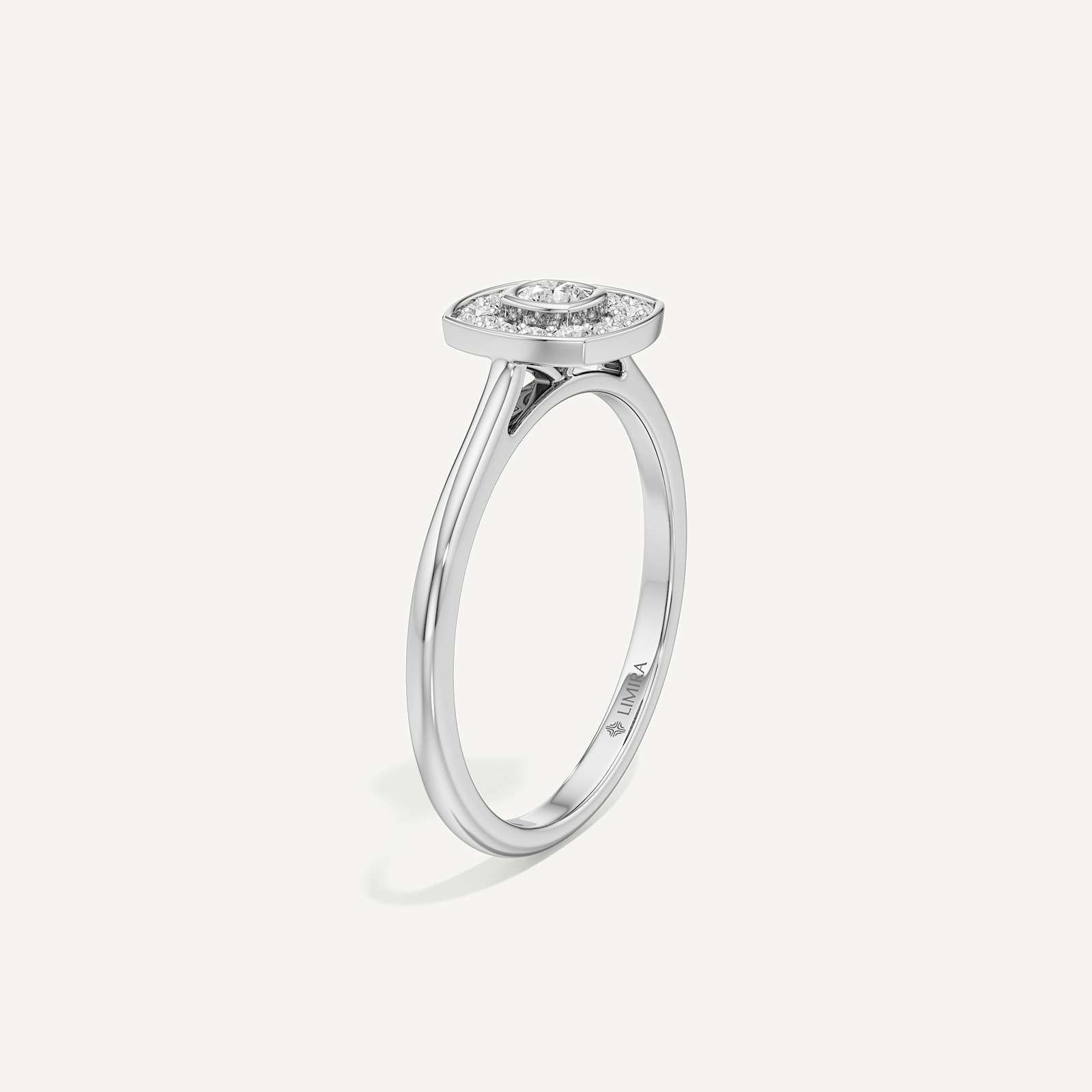 Forever Bright Cushion Diamond Ring