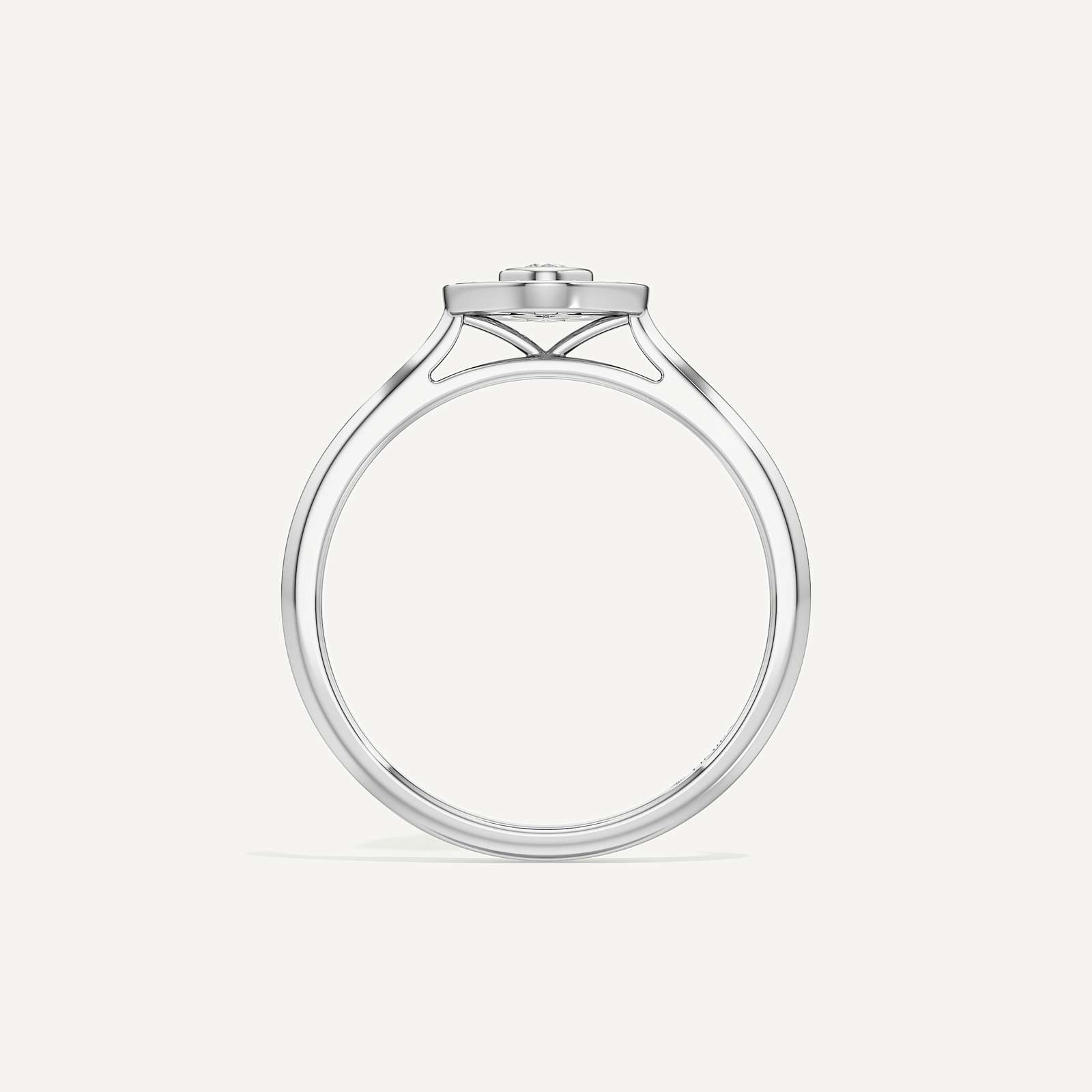 Dualis Pear Diamond Ring