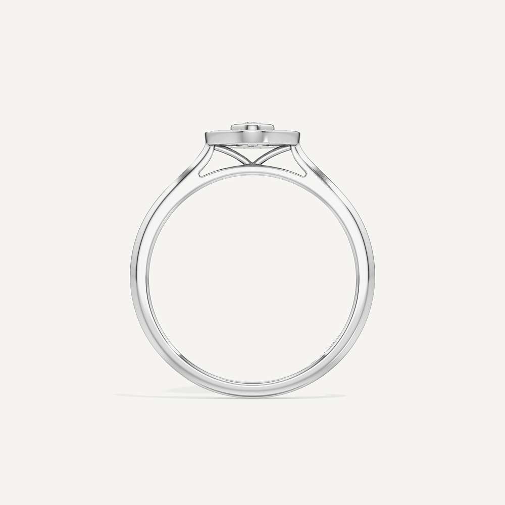 Majestic Pear Diamond Ring