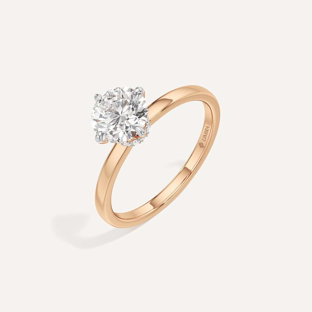 Aurelia Minimalist Round Solitaire