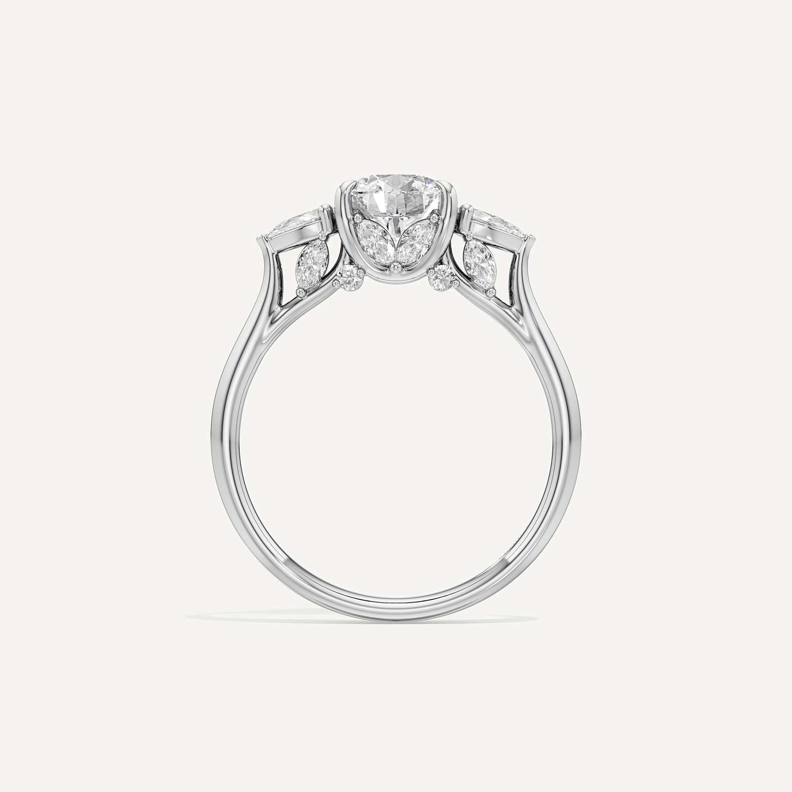 Triple Twist Diamond solitaire