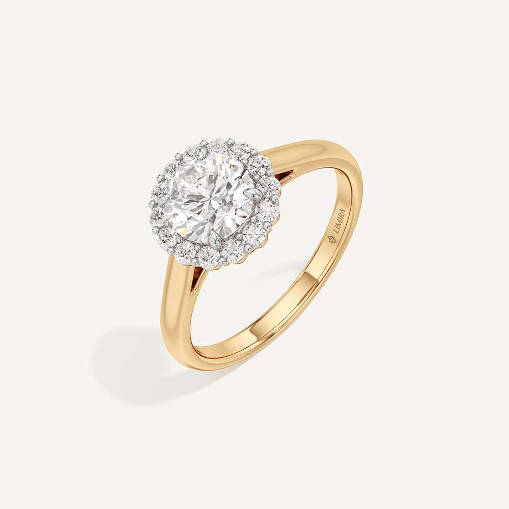 Sunflower Halo Diamond