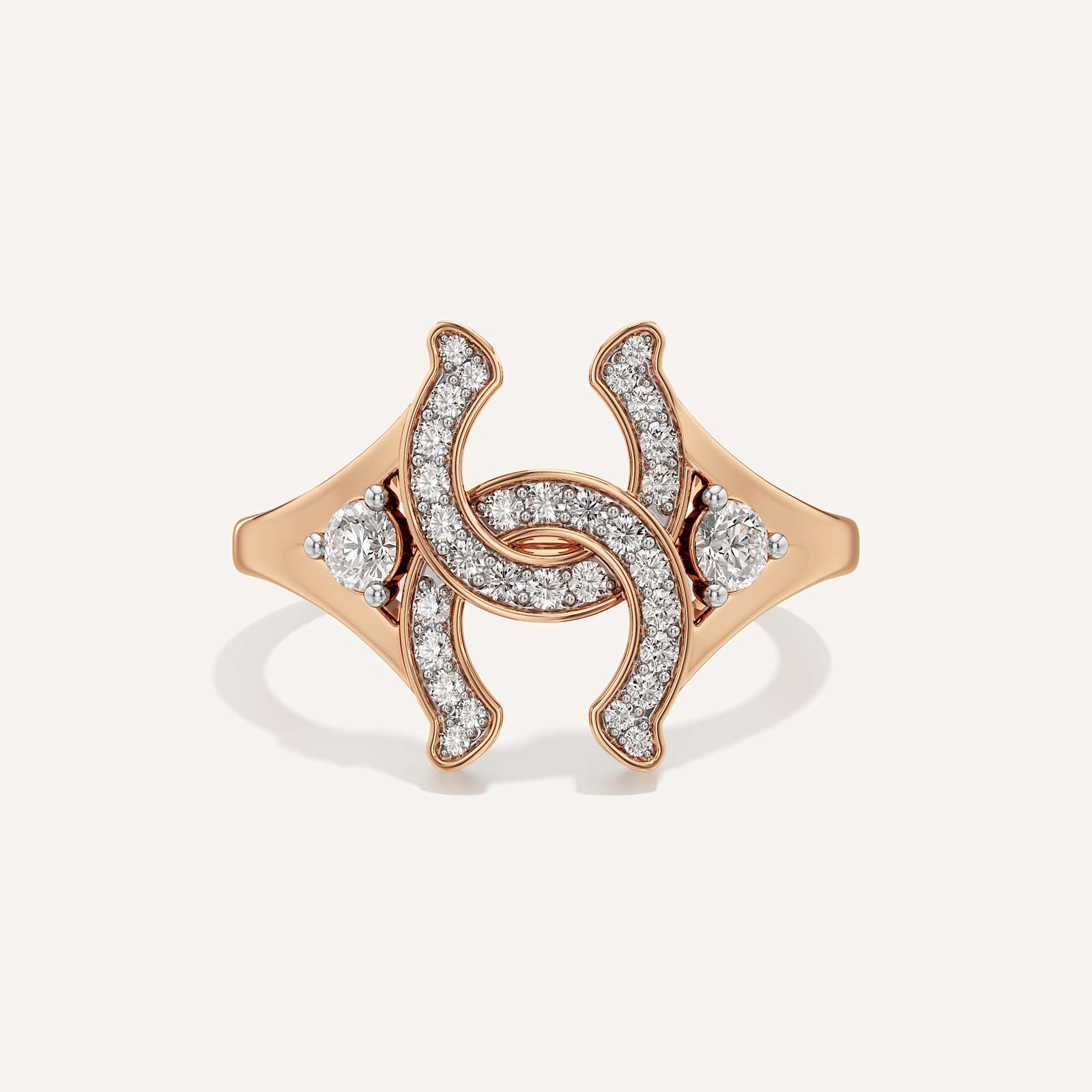 Buy Best|Maison Double Arc Horseshoe Ring|online