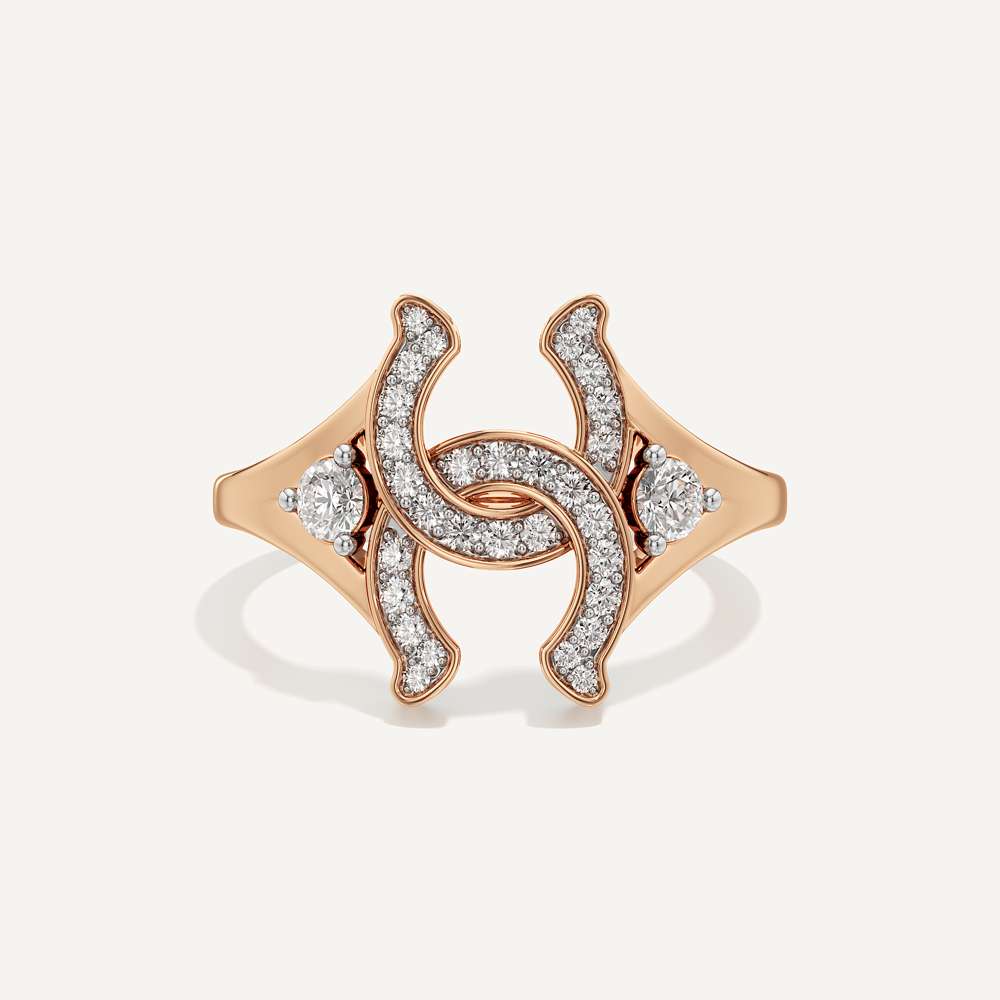 Maison Double Arc Horseshoe Ring