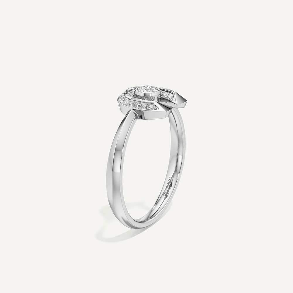 Meridian Loop Horseshoe Ring