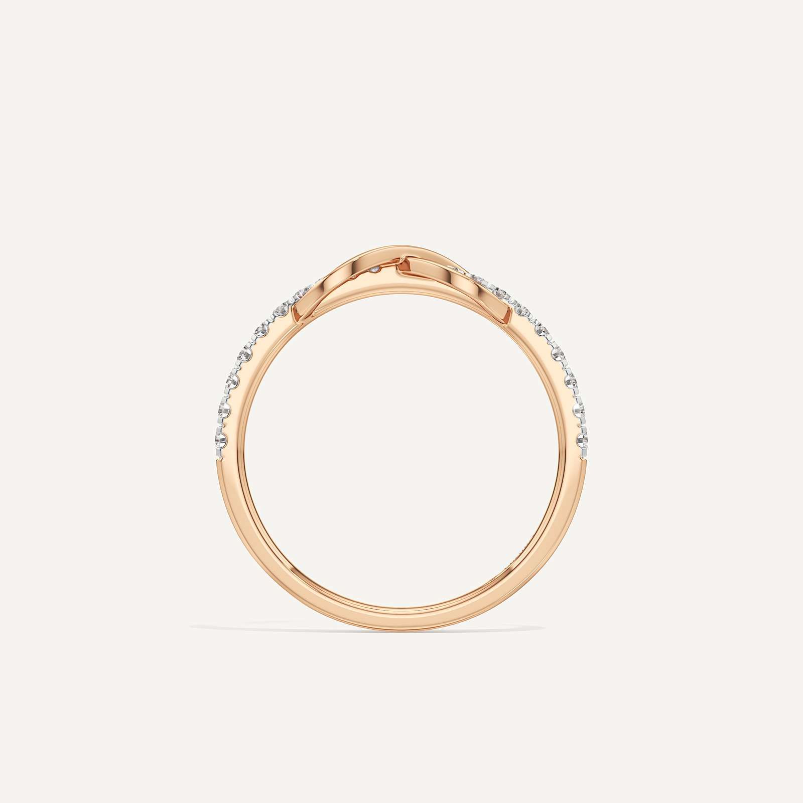 Infinity Whisper Diamond Ring