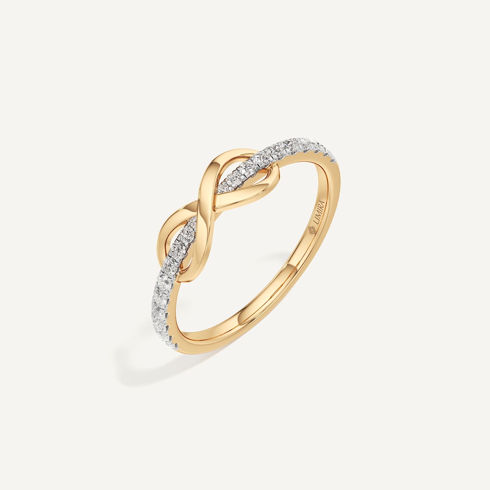 Infinity Whisper Diamond Ring