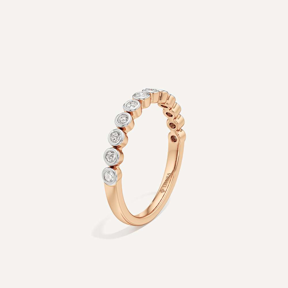 Eterna Bezel Diamond Band